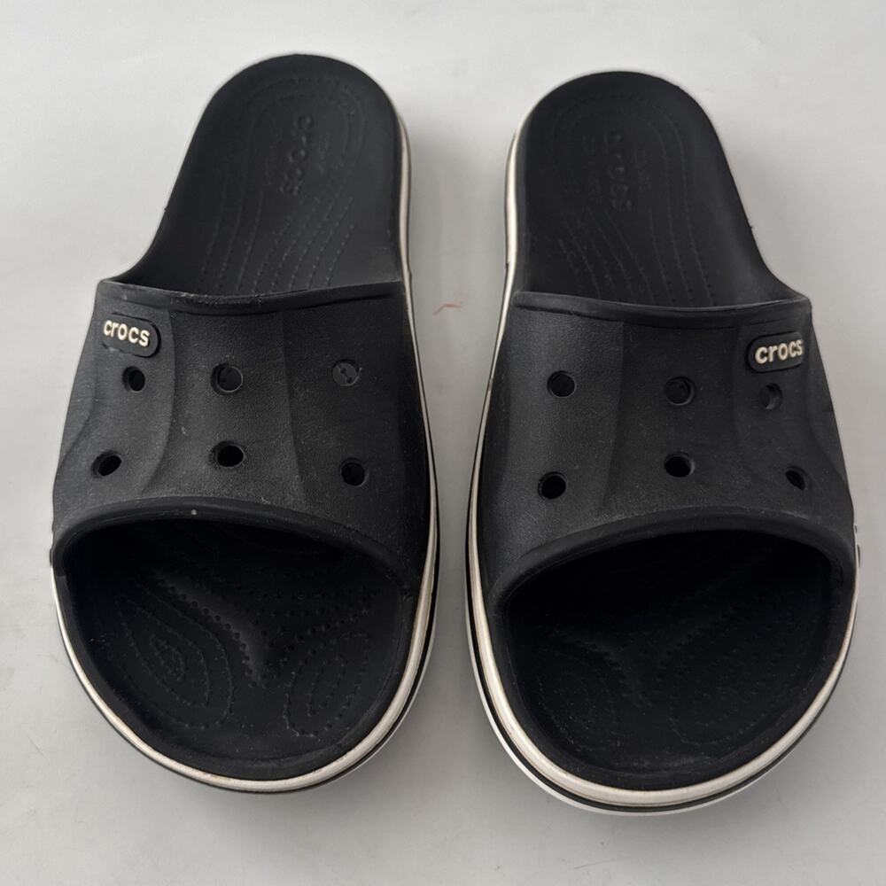 Crocs Bayaband Slides Adult Sandals Black Mens 11